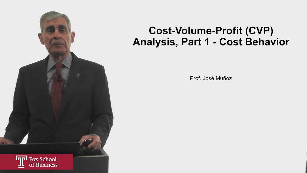 Login to view Cost-Volume-Profit (CVP) Analysis, Part 1 – Cost Behavior