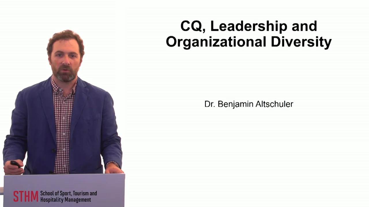 Login to view CQ, Leadership and Organizational Diversity