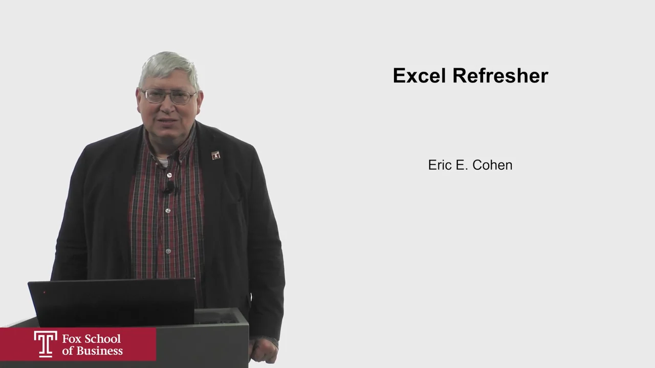 Login to view Excel Refresher
