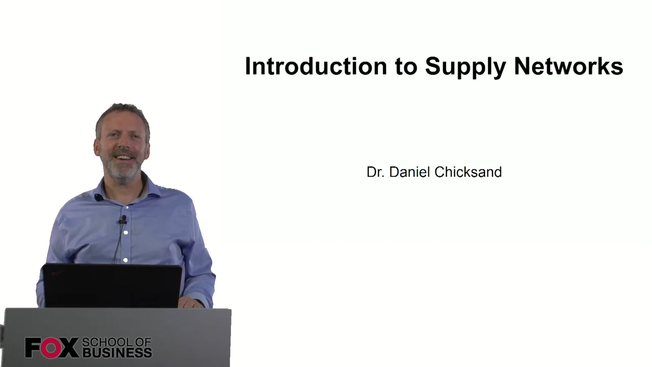Login to view Introduction to Supply Networks