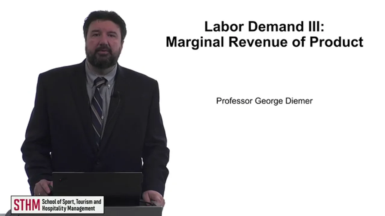 Login to view Labor Demand III: Marginal Revenue of Product