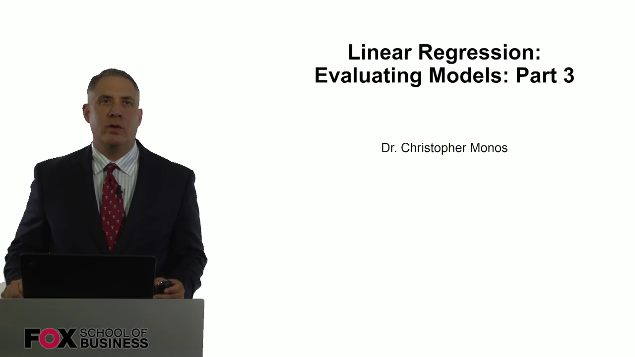 Login to view Linear Regression – Evaluating Models – Part 3