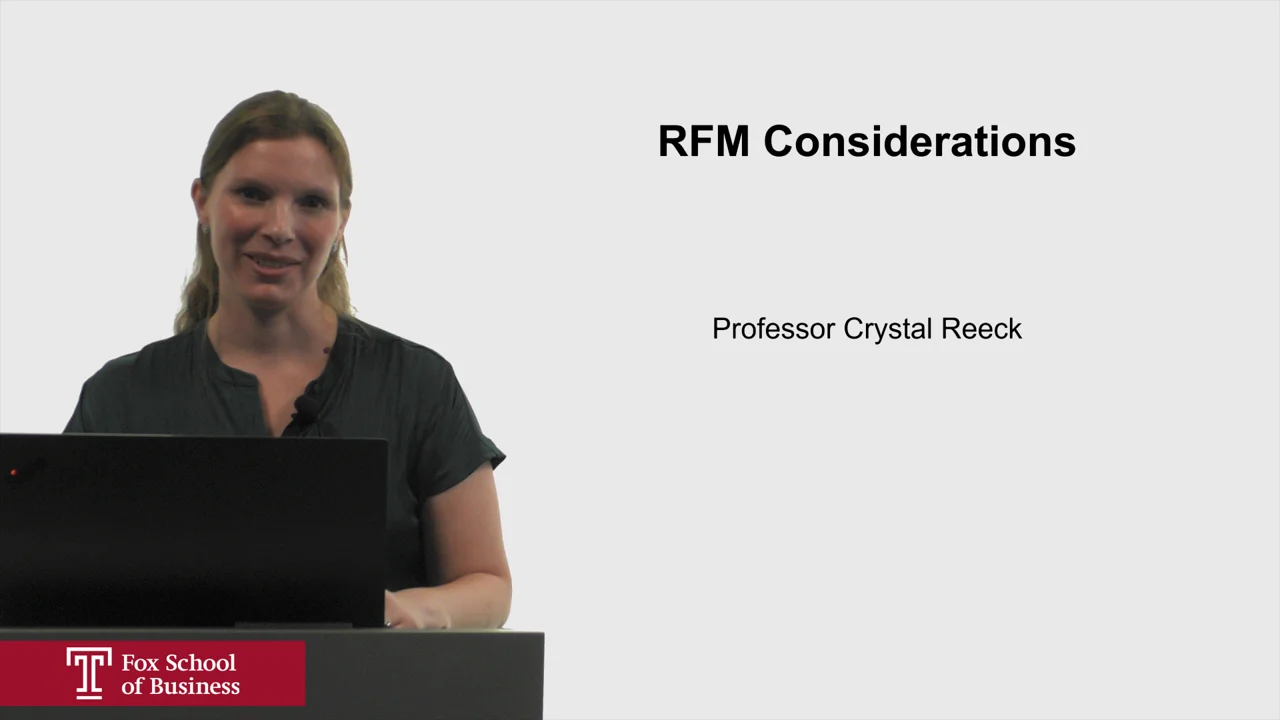 Login to view RFM Considerations