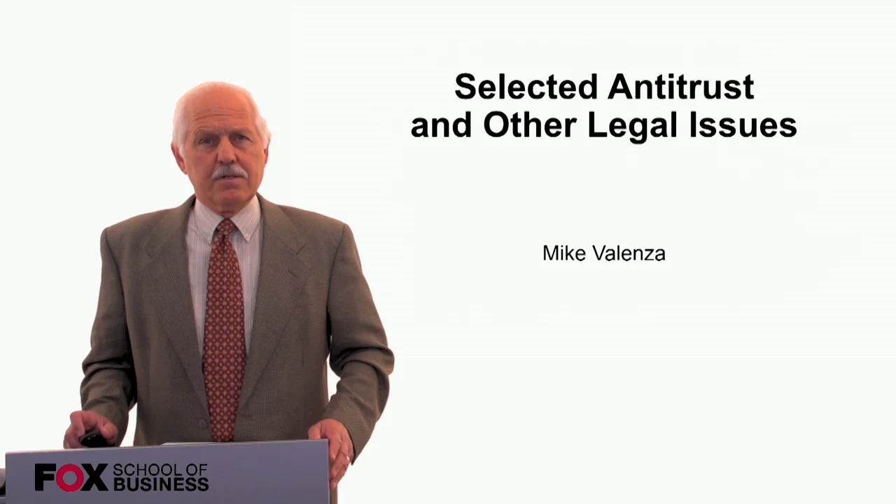 Login to view Selected Antitrust and Other Legal Issues